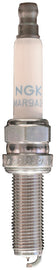 NGK Spark Plug #93188/04 2-LMAR9AI-10 showing the metal electrode and ceramic insulator for automotive ignition systems.