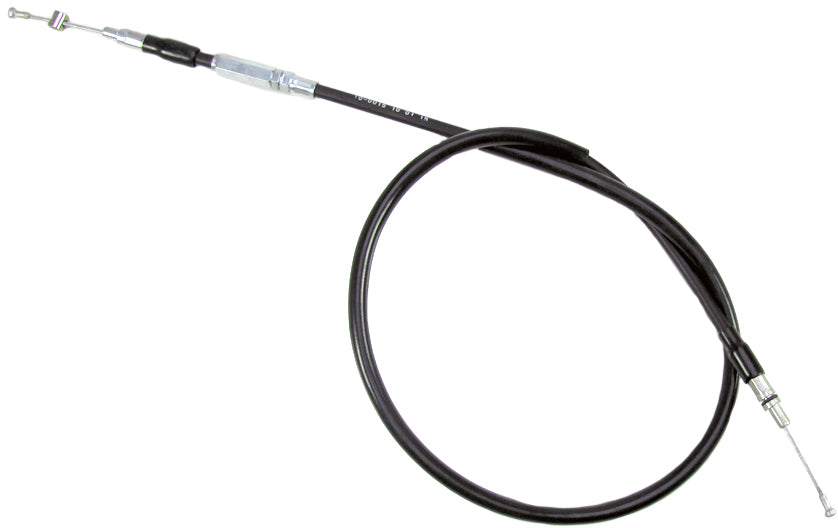 Motion Pro Black Vinyl Clutch Terminator LW Cable for hydraulic control lines, durable black vinyl construction, with connectors.