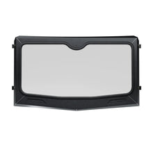 Load image into Gallery viewer, Kolpin glass front windshield for CFM side-by-side, clear single-pane design with mounting hardware visible