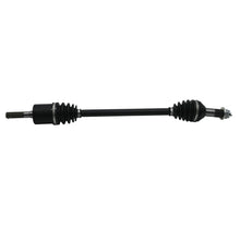 Load image into Gallery viewer, All Balls 8 Ball Extreme Axle front view showing black metal axle with branding markings and mounting points.