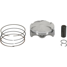 Vertex forged piston kit for Kawasaki GP RC engine, includes standard 77.95mm piston with 14.4:1 compression ratio, part 175-24458A.