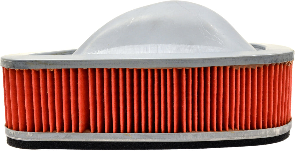 Emgo air filter model 78-9307 showing a close-up of the rectangular black filter element with a metal frame.