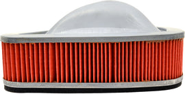 Emgo air filter model 78-9307 showing a close-up of the rectangular black filter element with a metal frame.