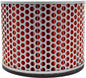 Emgo Air Filter 78-9318 for motorcycles, cylindrical air filter with black rubber edges and pleated filter media.