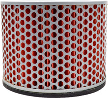 Load image into Gallery viewer, Emgo Air Filter 78-9318 for motorcycle engine, cylindrical design with black rubber edges and pleated filter element