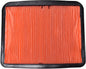 Emgo air filter 78-9320 for motorcycle engines, showing the rectangular filter with pleated paper element.