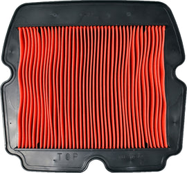 Emgo Air Filter 78-9350 for motorcycles, showing the rectangular filter element with a black rubber frame.
