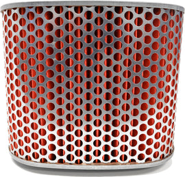 Emgo air filter 78-9354 showing a close-up of the rectangular filter element with black foam frame and pleated filtering material.