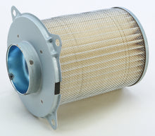 Load image into Gallery viewer, Emgo Air Filter 78-9360 for motorcycle engine, cylindrical design with filter element and mounting frame.
