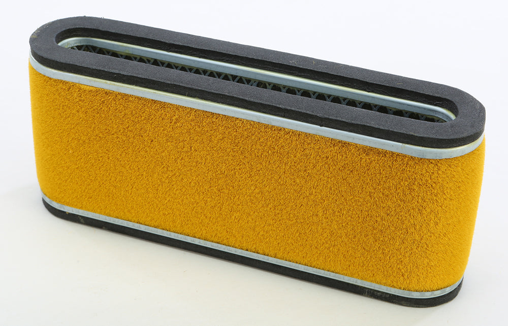 Emgo air filter 78-9371 showing the cylindrical filter element with pleated design for motorcycle or vehicle air intake.