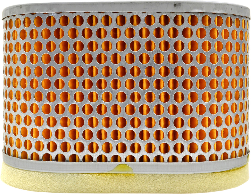 Emgo air filter 78-9401, a replacement air filter for motorcycles, with a clean, rectangular filter element and black frame.