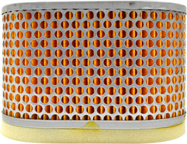 Emgo air filter 78-9401, a replacement air filter for motorcycles, with a clean, rectangular filter element and black frame.