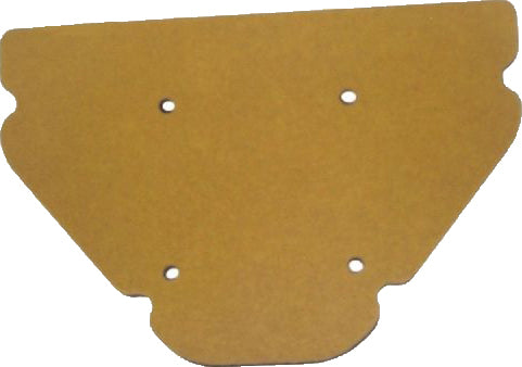Emgo air filter 78-9405 for motorcycle engine, featuring a rectangular shape with pleated filter material and black plastic frame.