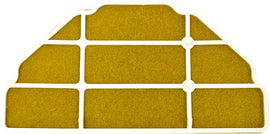 Emgo Air Filter 78-9459 for motorcycle or vehicle, cylindrical shape with pleated filter media, black and metal components.