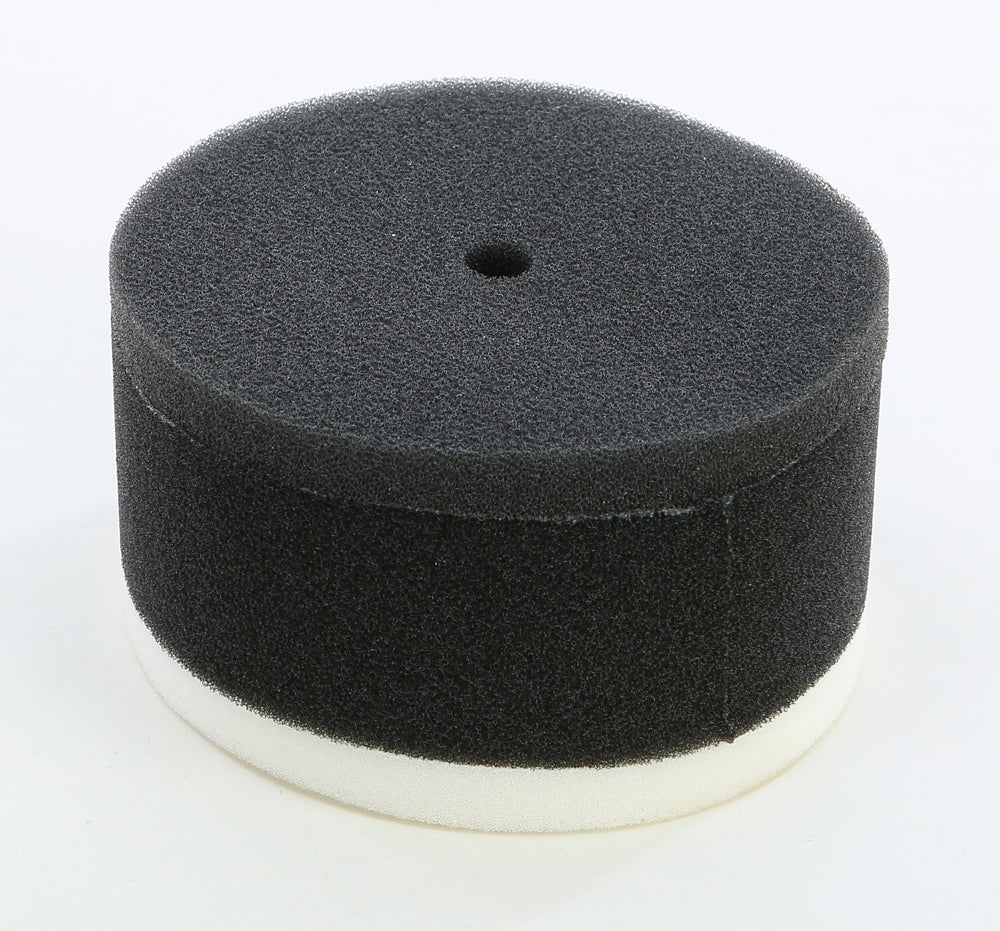 Emgo air filter model 78-9601, a replacement air filter for motorcycles, showing the filter element and casing.