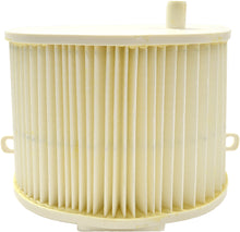 Load image into Gallery viewer, Emgo air filter 78-9607 for motorcycles showing a cylindrical black foam air filter with metal mesh.