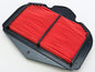 Emgo Air Filter 78-9623 for motorcycles, showing the cylindrical filter element with black rubber edges and pleated filter material