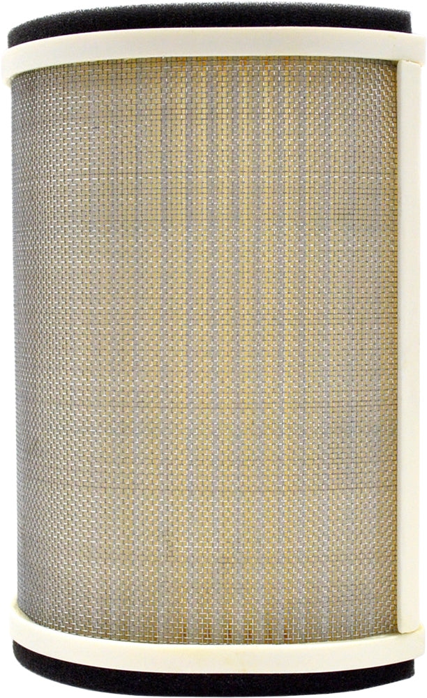 Emgo air filter 78-9667, cylindrical automotive air filter with pleated paper media for engine air intake filtration.