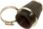 Emgo Clamp-On Air Filter 35mm, motorcycle air filter with black rubber and metal clamp, designed for engine air intake.