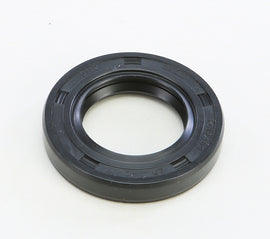 Emgo oil seal measuring 25x42x7mm, suitable for Honda engines, with black rubber exterior and metal interior components.