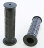 Emgo Superbike grips 7/8-inch by 130mm with closed ends, designed for motorcycle handlebars, shown in black with textured surface.
