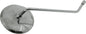 Emgo left motorcycle mirror for Honda, featuring a sleek black finish and adjustable arm for clear rearview visibility.