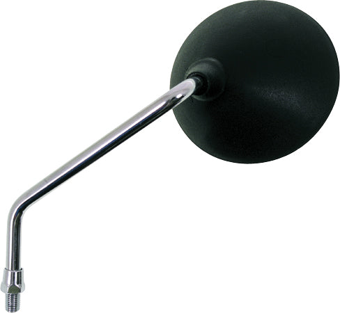 Emgo left motorcycle mirror for Yamaha models, featuring a sleek design and durable construction.
