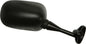 Emgo right side motorcycle mirror with black finish, compatible with Honda models, designed for clear rear visibility.