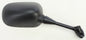 Emgo right motorcycle mirror with black finish, designed for Honda models, showing the reflective glass and mounting arm.
