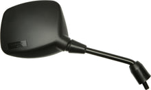 Charger l'image dans la galerie, Emgo right side motorcycle mirror for Suzuki models, chrome finish, round glass, durable plastic arm for secure mounting.