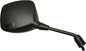 Emgo right side motorcycle mirror for Suzuki models, chrome finish, round glass, durable plastic arm for secure mounting.