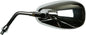 Emgo motorcycle mirror model Yam 56-9815 showing a round mirror with black housing and adjustable arm for Yamaha bikes