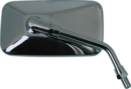 Chrome Emgo Sports Cruiser Mirror, model 56-9831, designed for motorcycles, with a sleek round shape and adjustable arm.