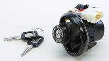Load image into Gallery viewer, Emgo Kawasaki ignition switch model 56-5861 with key and wiring, designed for motorcycle ignition systems.