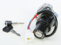Emgo ignition switch for Yamaha motorcycle, model 56-5834, with key and switch mechanism visible in the image.
