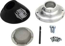 Enduro Engineering spark arrestor end cap for KTM, Husqvarna, and Berg exhaust systems, designed to reduce noise and emissions.