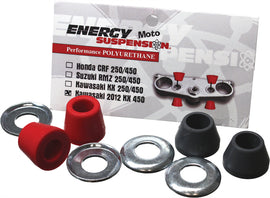 Energy Suspension handlebar mount bushing for steering, part number 770-2001, shown on a vehicle's steering assembly.