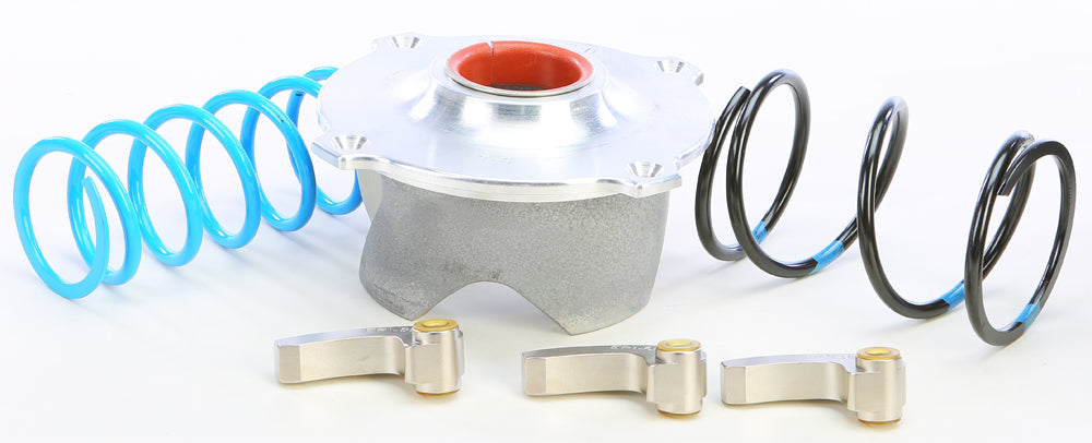 EPI Dune Clutch Kit for Polaris RZR 1000 with tires, featuring clutch components and tires in a natural outdoor setting.