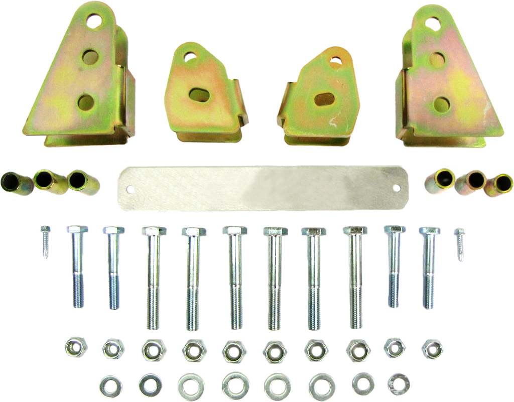 EPI Lift Kit Kaw suspension components with metal brackets and bolts for vehicle lift installation, brand-specific suspension parts