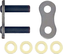 Silver Excel Wheel Components Master Link SV530UWR Rivet for bicycle wheel assembly, shown in the image.