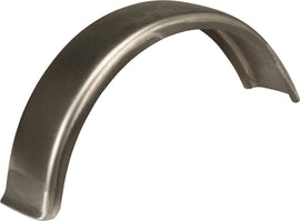 HardDrive universal flat fender with bobbed end, 6-inch body part for vehicle repair or customization, in black finish.