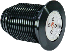 Black Bagger Nation 16mm Thunder Bolts for brake and turn signals, featuring sleek industrial design and sturdy construction.