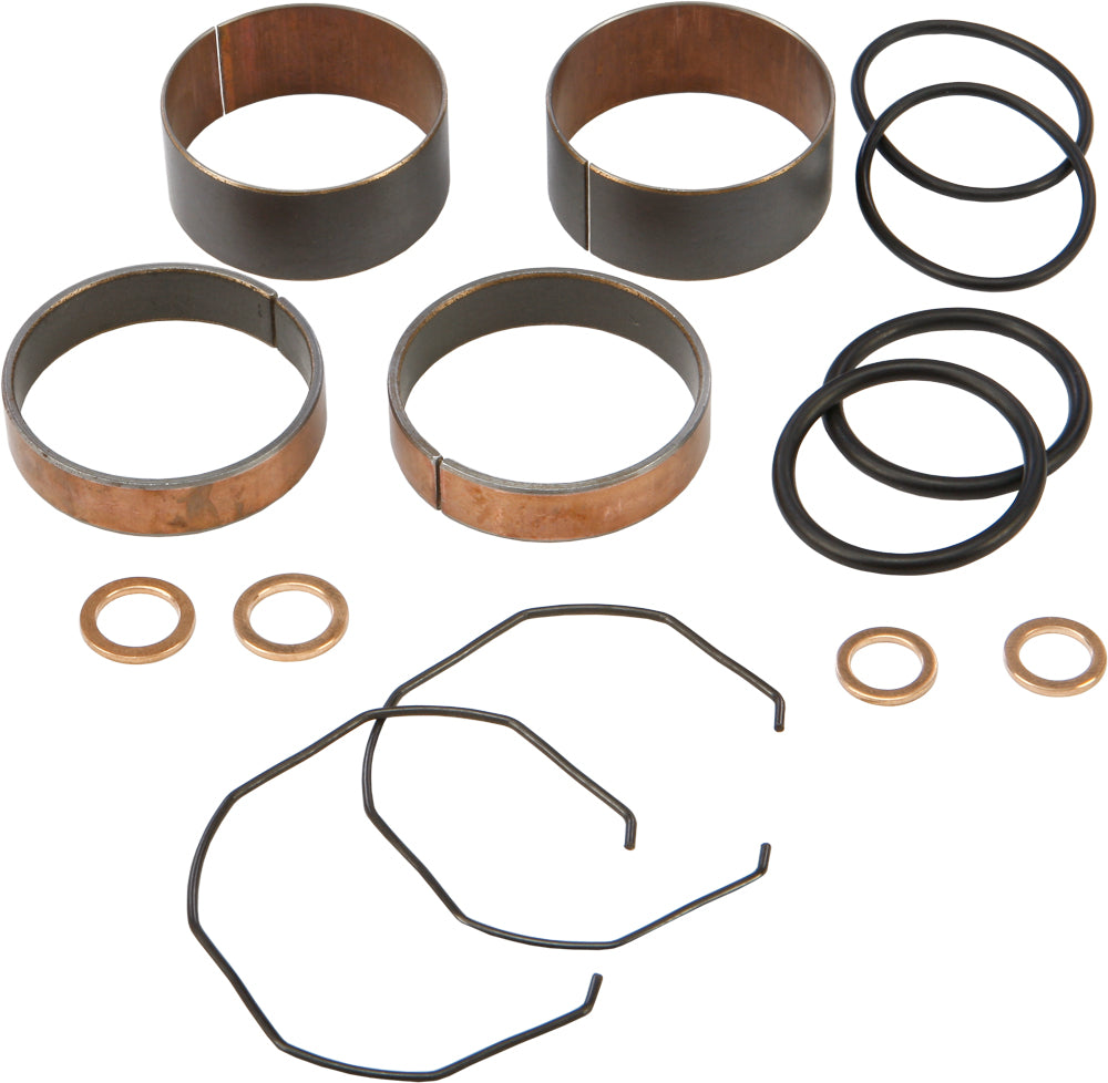 All Balls suspension fork bushing kit 23-86087 with bushings and components for motorcycle suspension system.