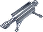 SNO Stuff Rumble Pack A/C M8/F8 exhaust system for 800 S/M snowmobile, showing metal piping and connection points.