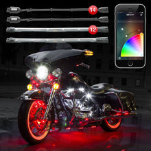 Load image into Gallery viewer, XK Glow Pro Accent Light App Kit 26pc set for car interior illumination, featuring colorful LED accent lights and control modules