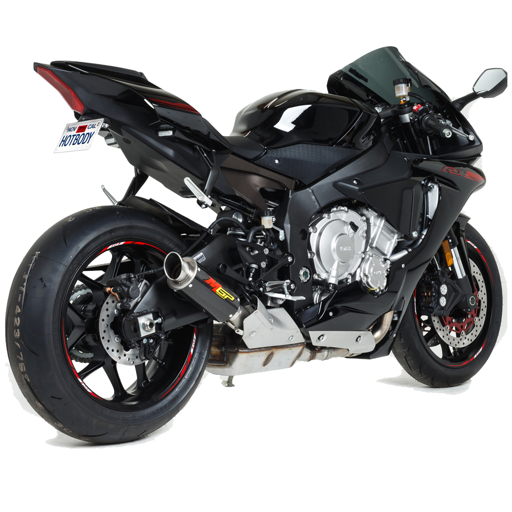 Hotbodies Racing gloss black Fender Eliminator for Yamaha off-road motorcycle, featuring sleek design and compact profile.