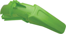 Load image into Gallery viewer, Green Acerbis rear fender for motorcycles, showing the curved plastic design and mounting points.