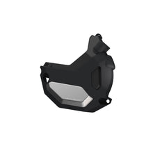 Load image into Gallery viewer, Polisport Plastics left side alternator cover protector for motorcycle, durable safety plastic part with brand logo.