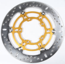 Load image into Gallery viewer, EBC Motorcycle Brakes Standard Brake Rotor 15-3091X, round steel rotor with vented design for motorcycle braking system.