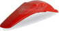 Red Polisport Plastics rear fender for Honda CRF250 motorcycle, part number 64-6272, shown on the bike.